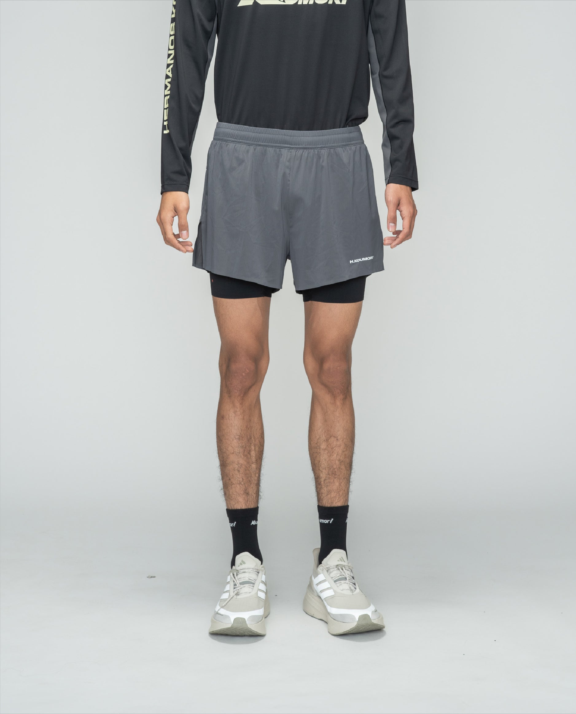 【未使用に近い】H.KOUMORI Training Short Sサイズ Training Short Asphalt Black – Hermanos Koumori