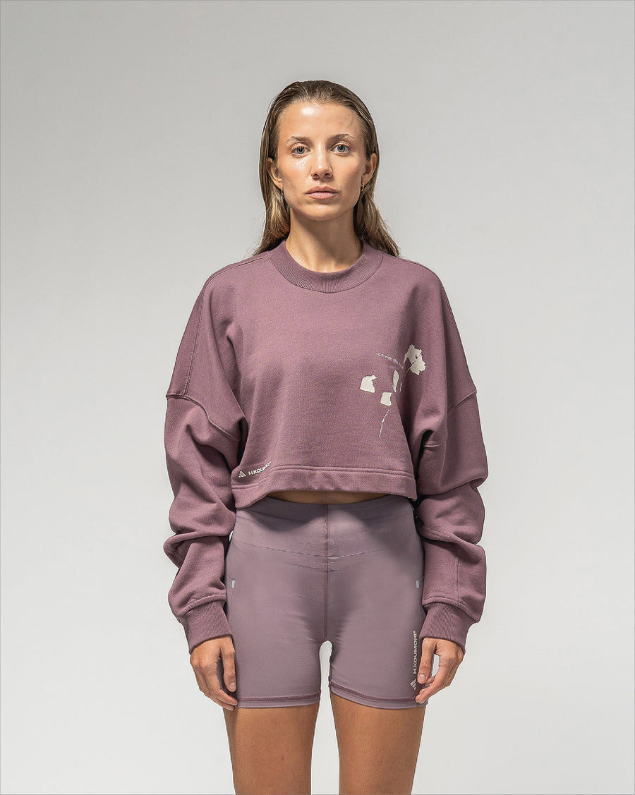 Adi365 H.Koumori Running Crew Woman Shadow Fig