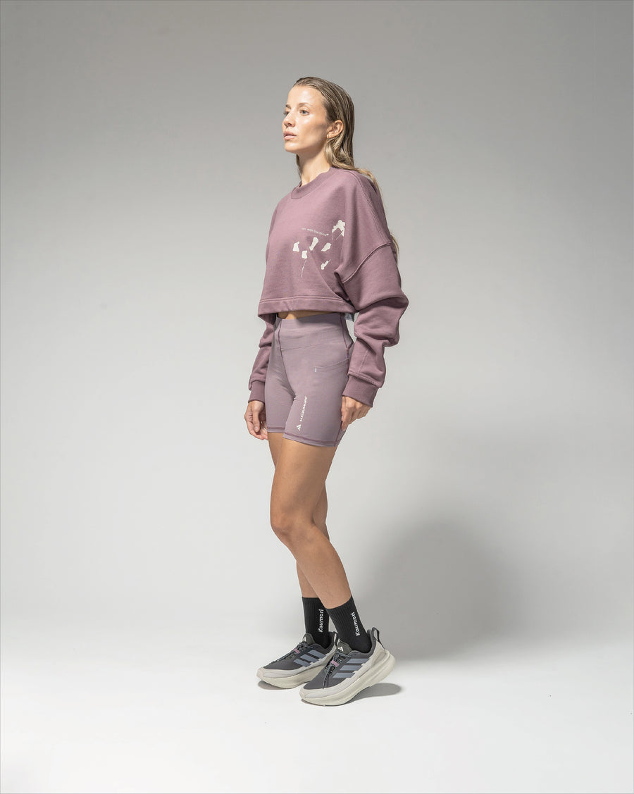 Adi365 H.Koumori Running Crew Woman Shadow Fig