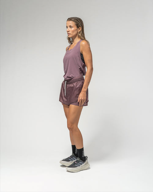 Adi365 H.Koumori Running 2in1 Shorts Shadow Fig Woman