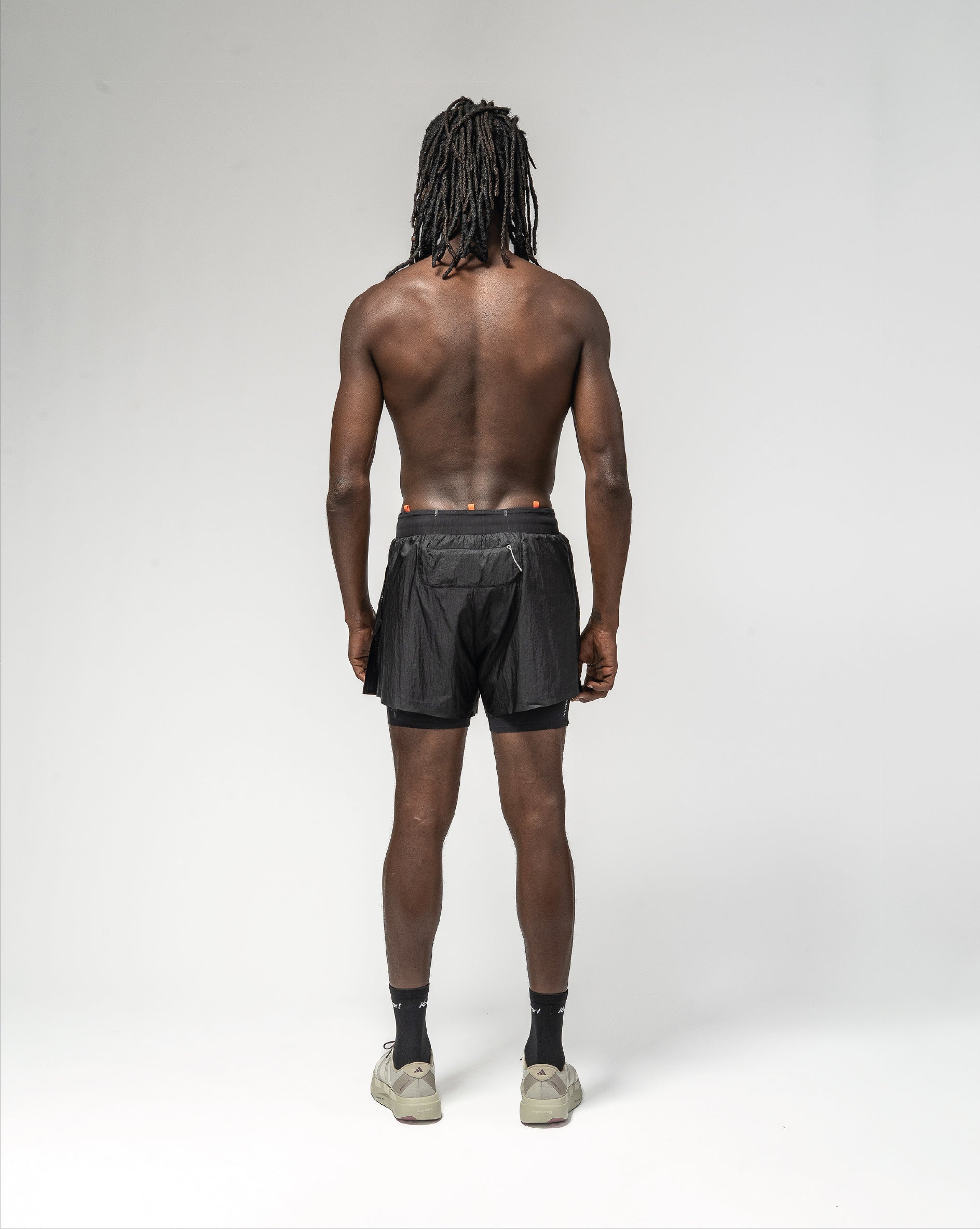 Adi365 H.Koumori Running 2in1 Black Shorts 5