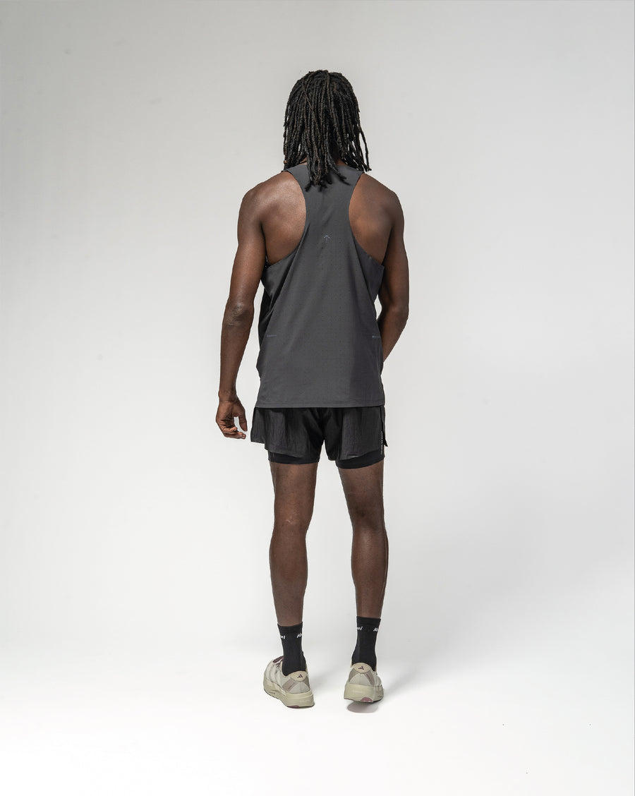 Adi365 H.Koumori Running Singlet Black