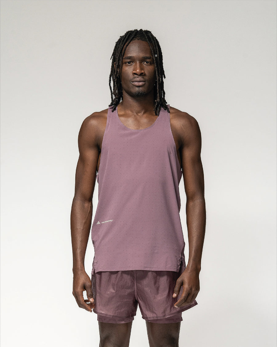 Adi365 H.Koumori Running Singlet Men Shadow Fig