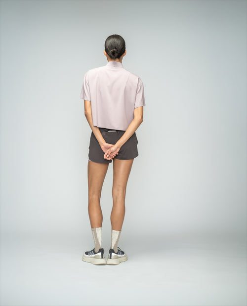 Cropped Camp Shirt Quail