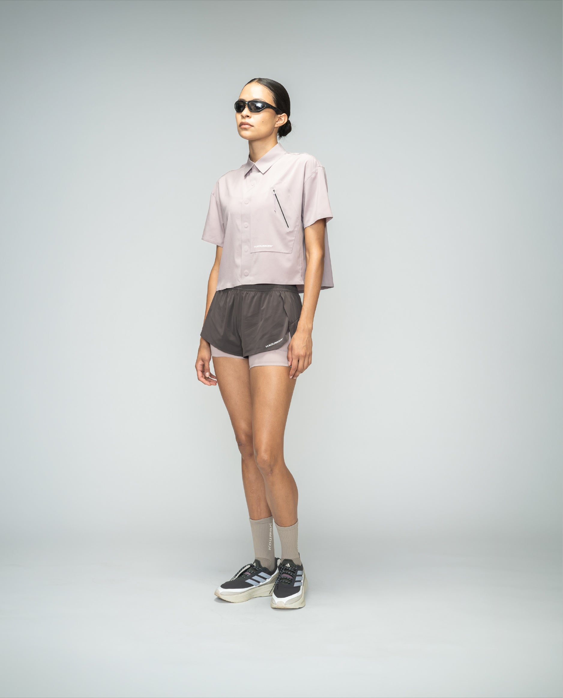 Cropped Camp Shirt Quail