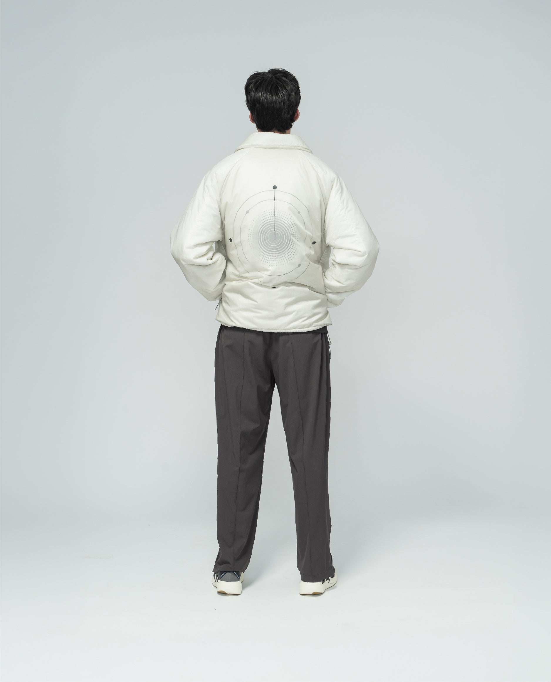 Adidas x H.KOUMORI Padded Coach Jacket Alumina