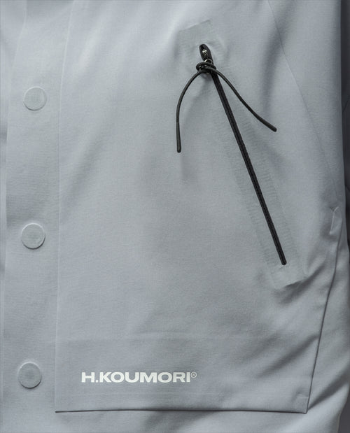 Cropped Camp Shirt Dapple Gray
