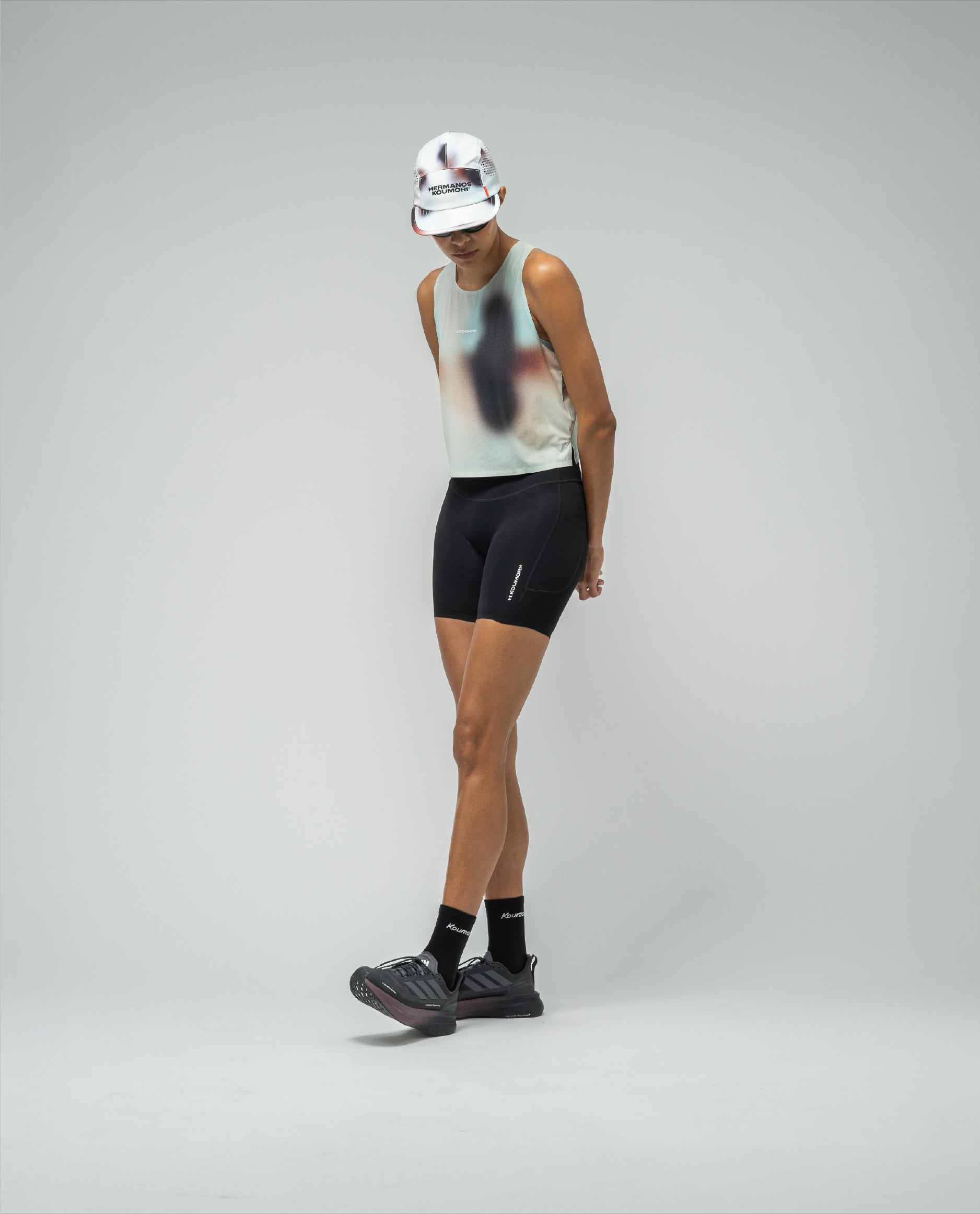 Cropped Race Singlet FOG