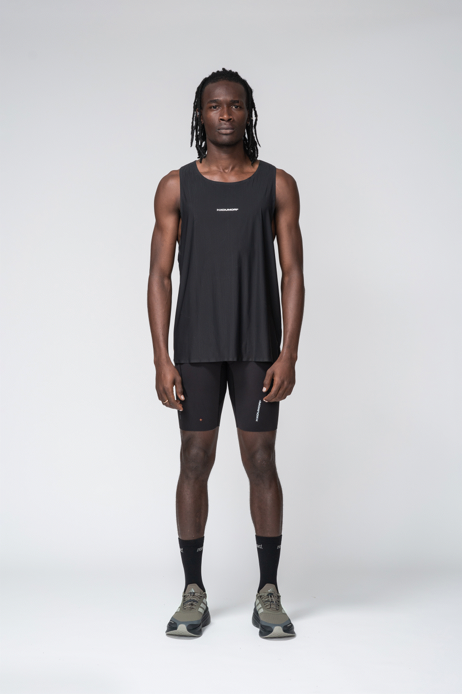Race Singlet Black