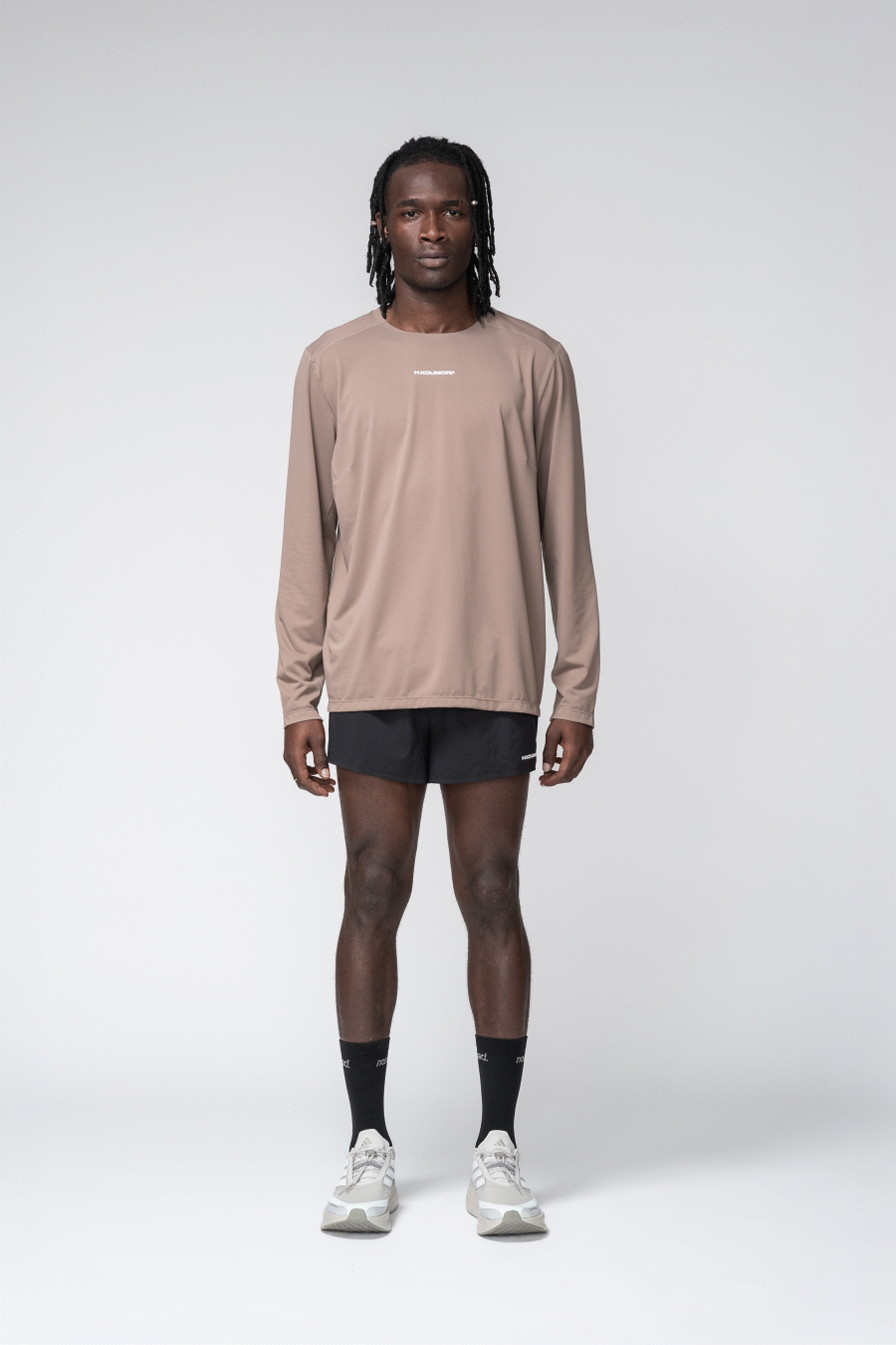 Light Training T Fossil Brown