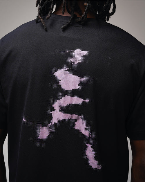 Playera Regular Shade Negra
