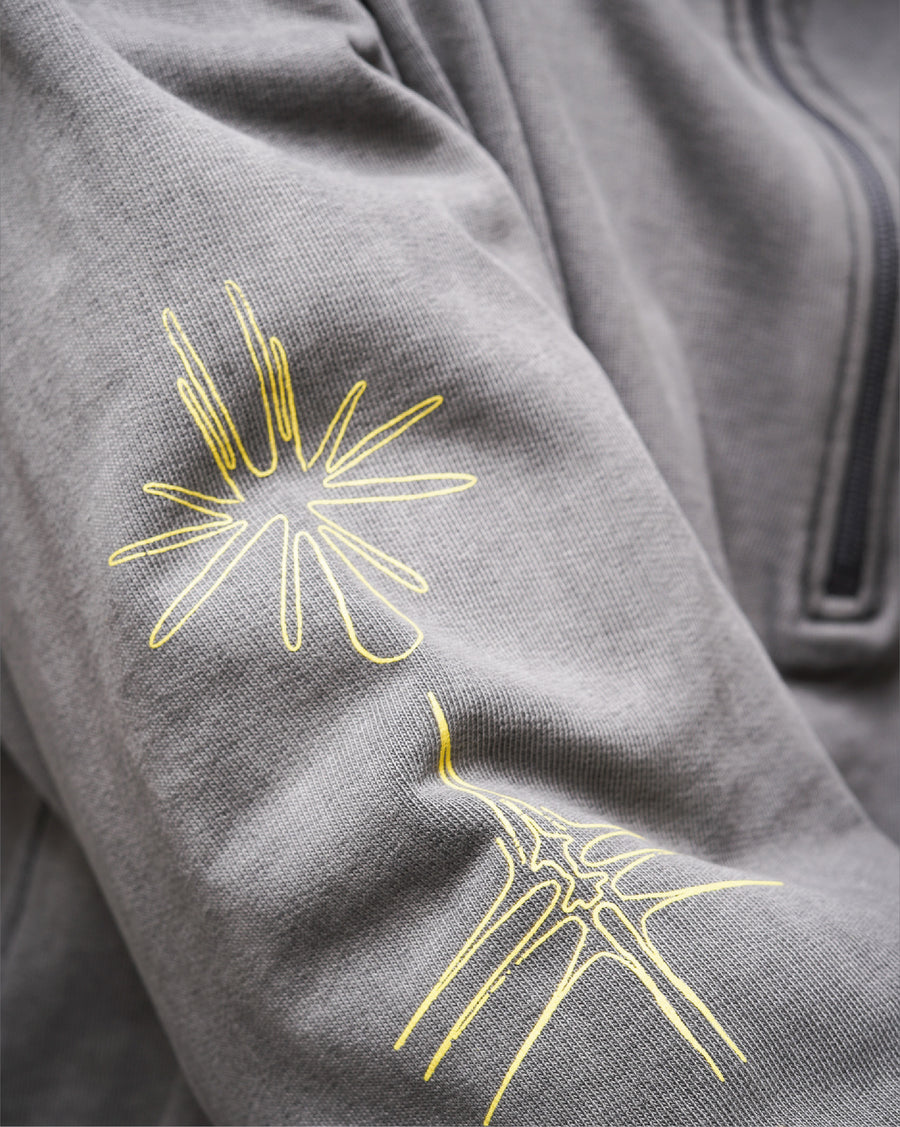 Momentum Half Zip Garment Dye