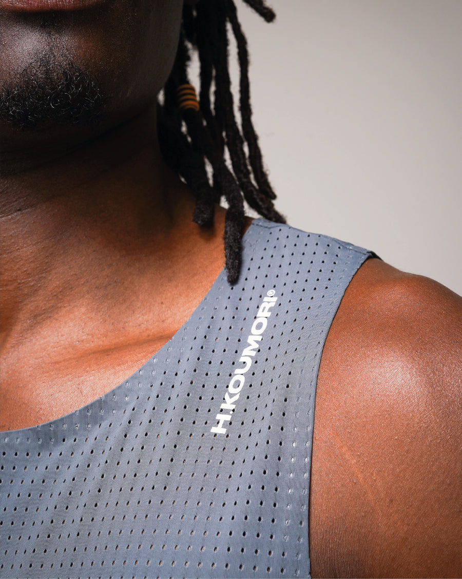 Training Singlet Turbulence Blue