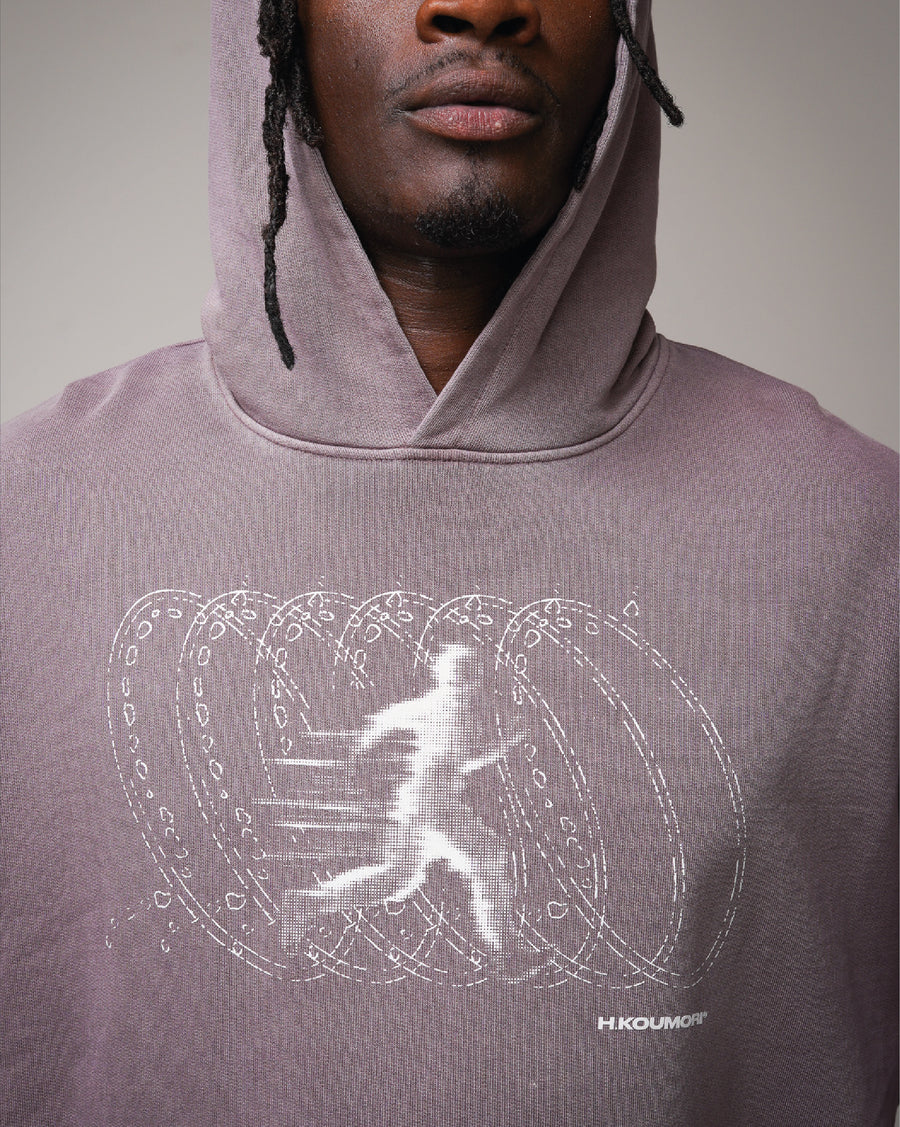Running Motion Hoodie Grape