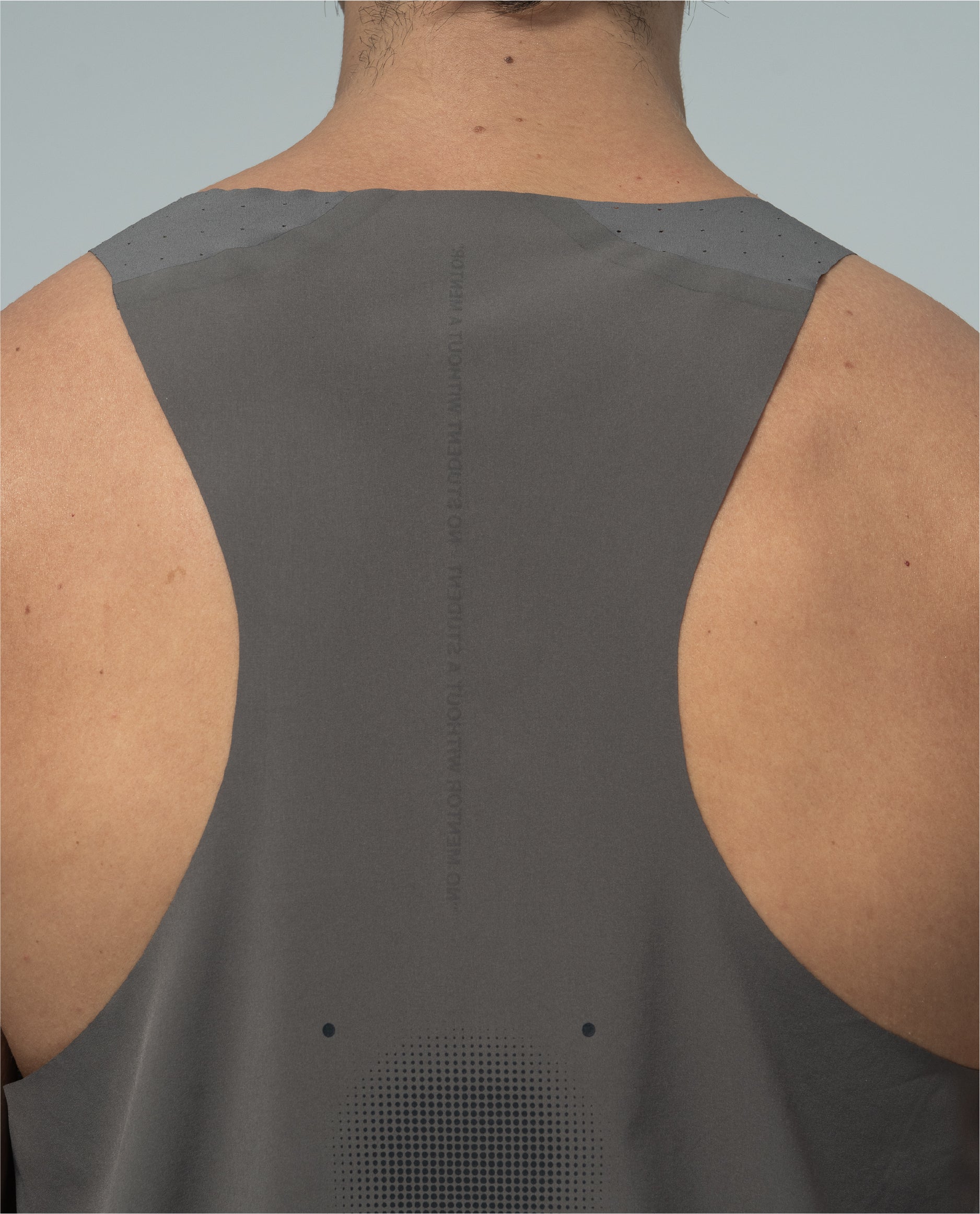 Adidas x H.KOUMORI Running Singlet Charcoal