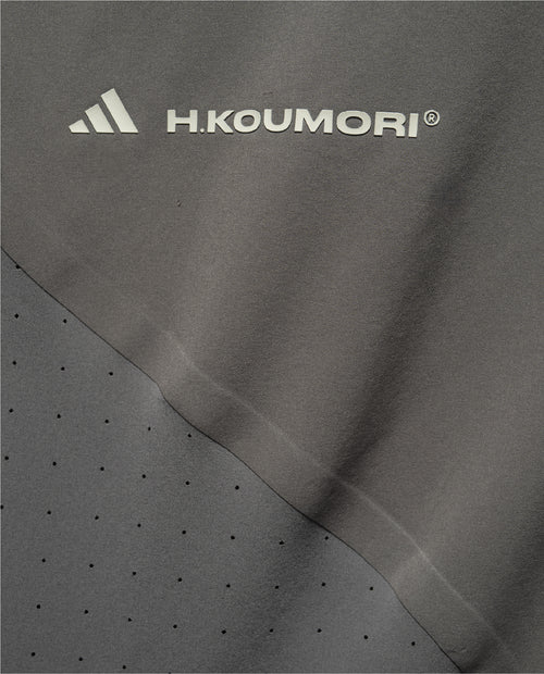 Adidas x H.KOUMORI Running Singlet Charcoal