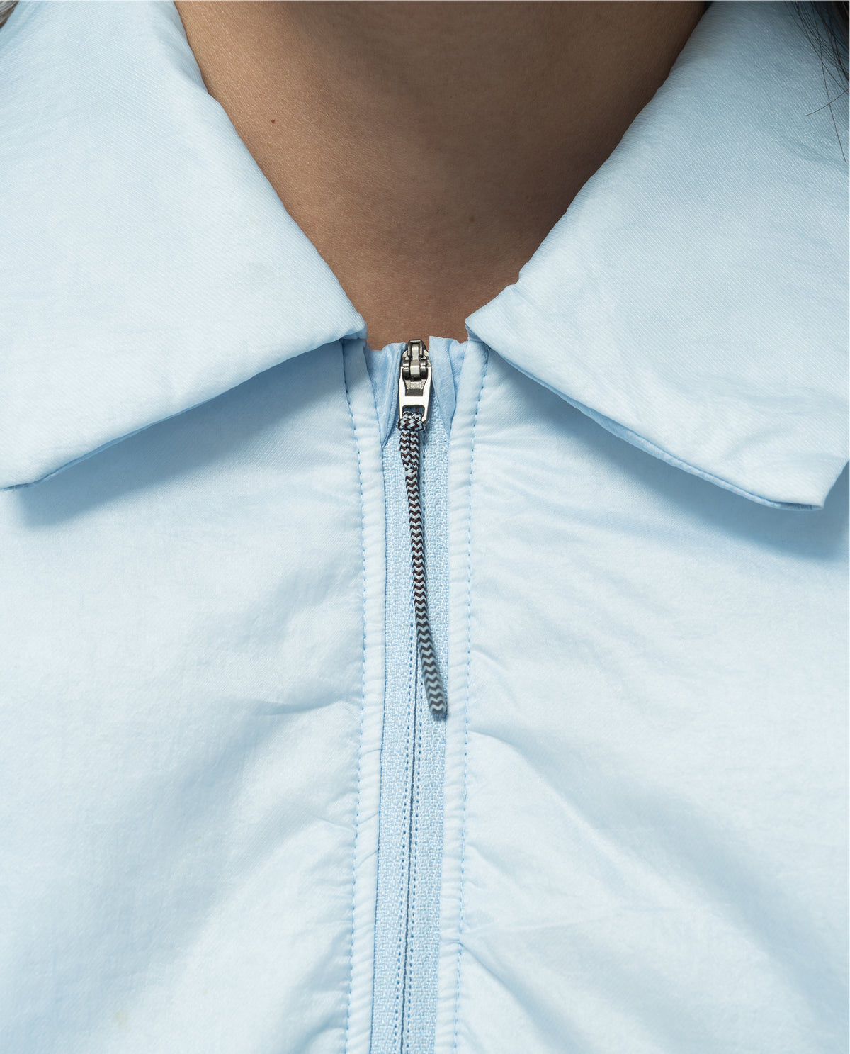 Adidas x H.KOUMORI Padded Coach Jacket Clear Sky