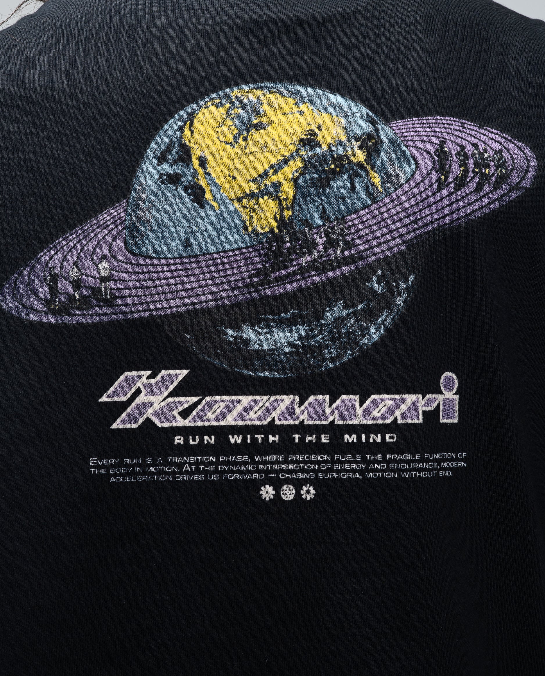 Orbit Run Boulder T-Shirt Black