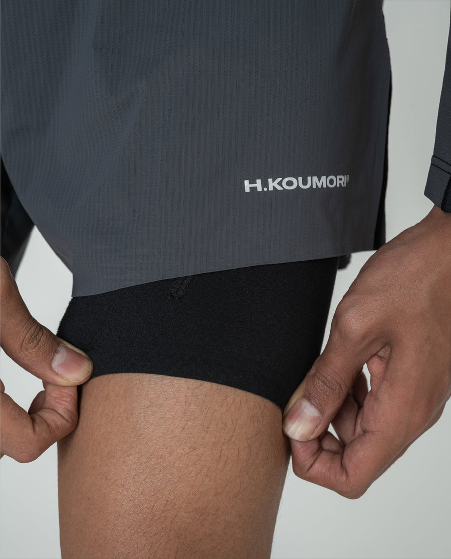 Training Short Asphalt Black
