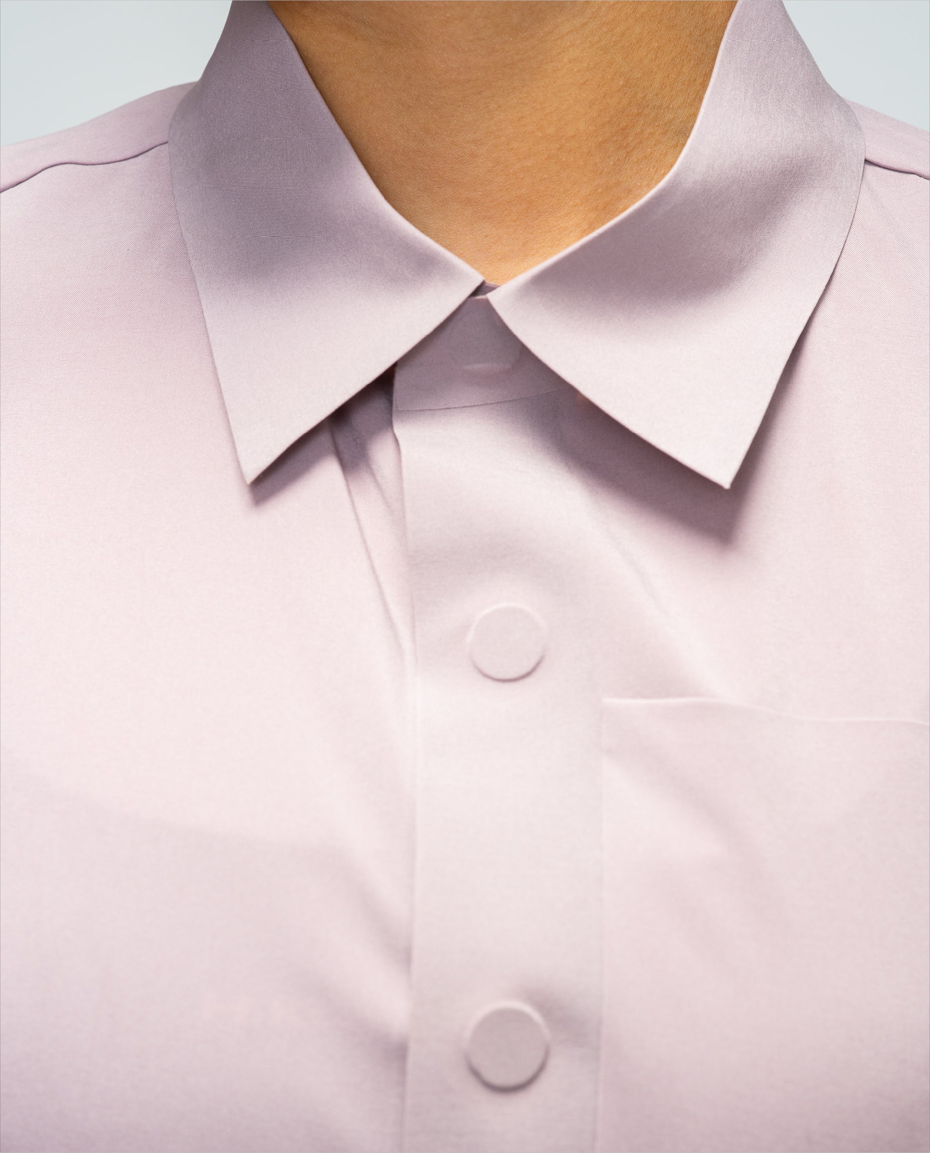 Cropped Camp Shirt Quail