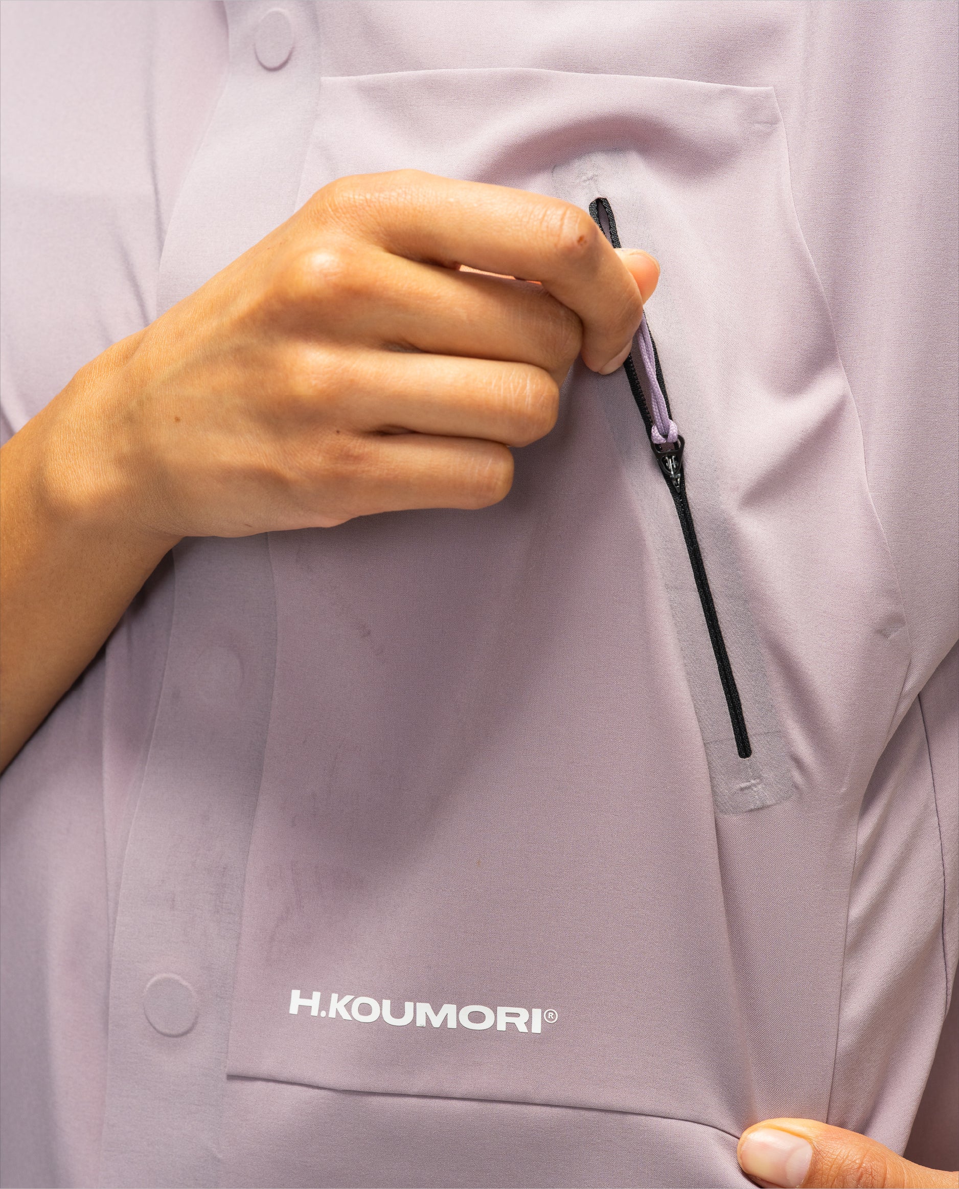 Cropped Camp Shirt Quail