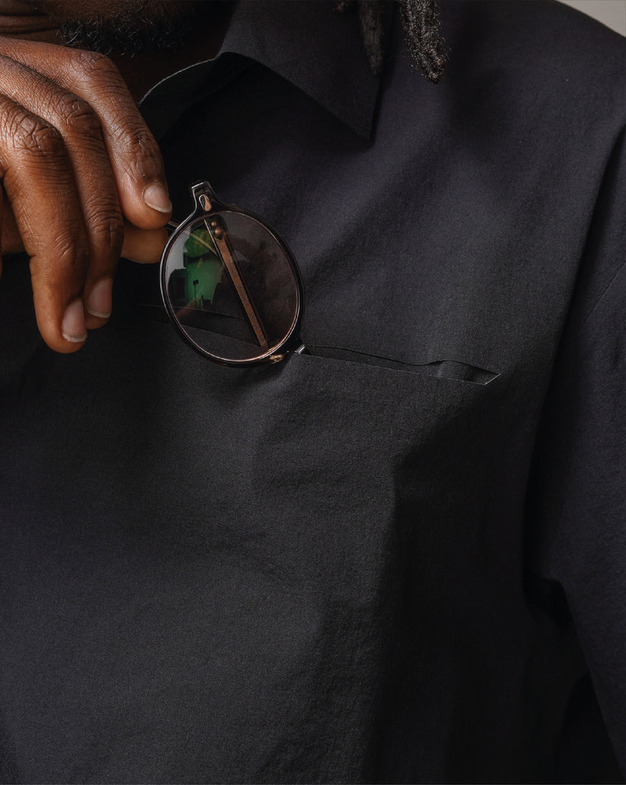 Heavy Over Shirt Black