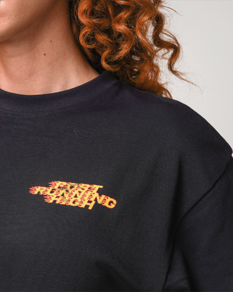 Post Running High Flames Women´s Boulder T-Shirt Black