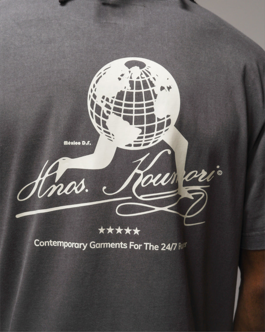 Running World Regular T-Shirt Garment Dye