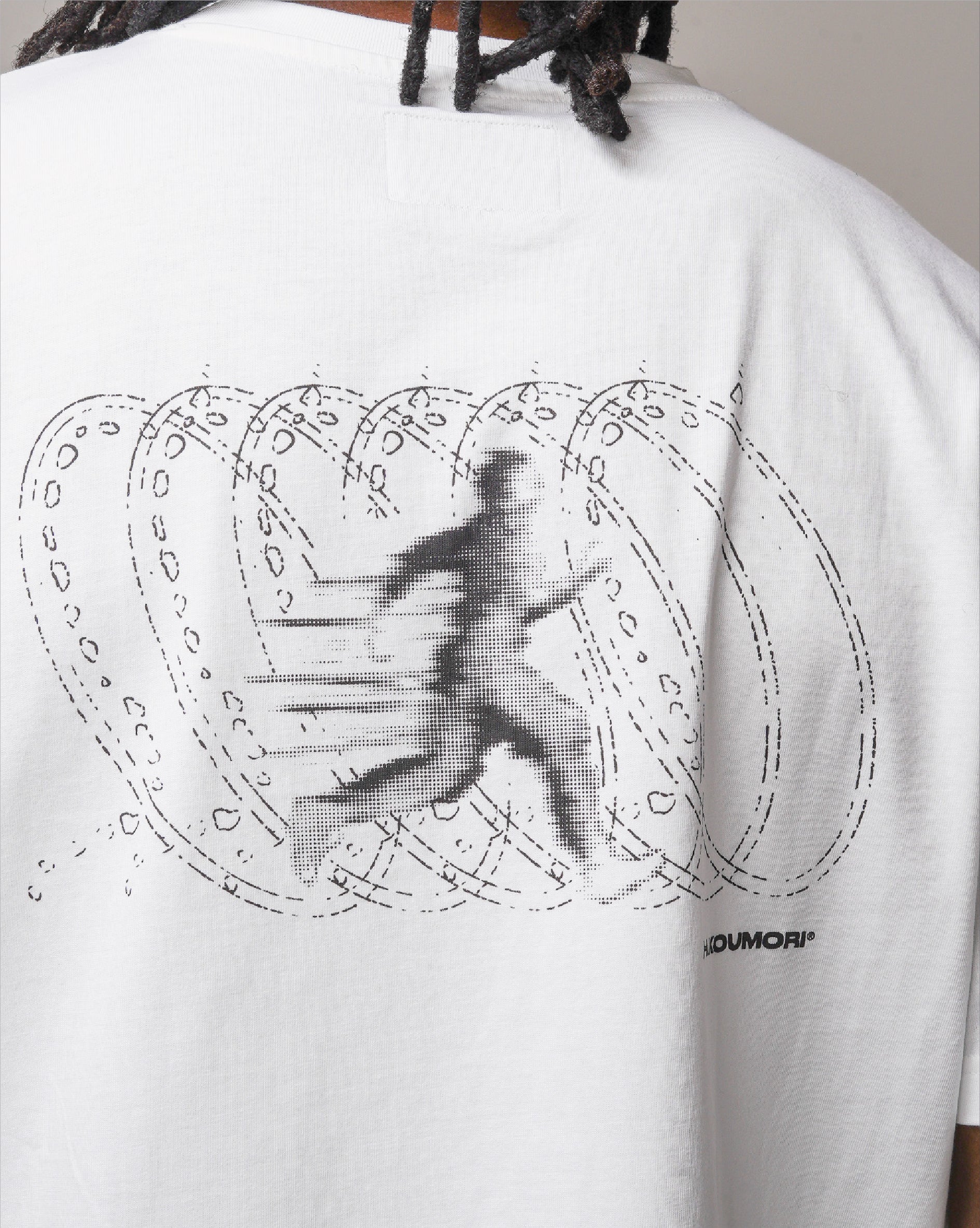 Playera Regular Running Motion Blanca