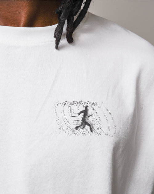 Playera Regular Running Motion Blanca