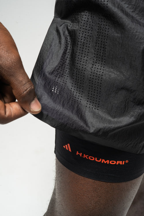 Adi365 H.KOUMORI 2in1 Short Black