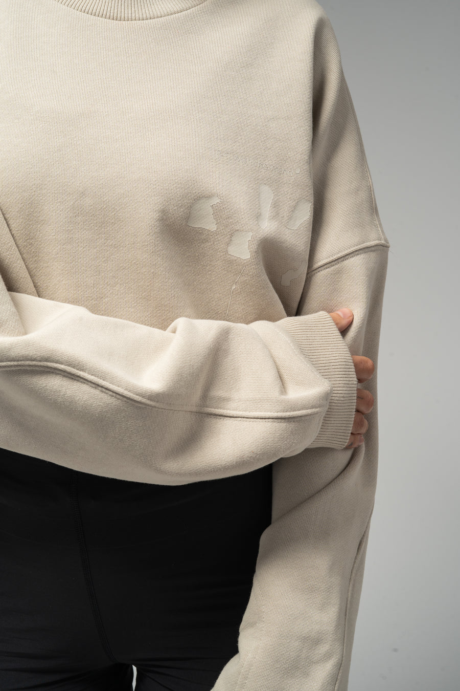 Adi365 H.Koumori Running Crew Woman Putty Grey