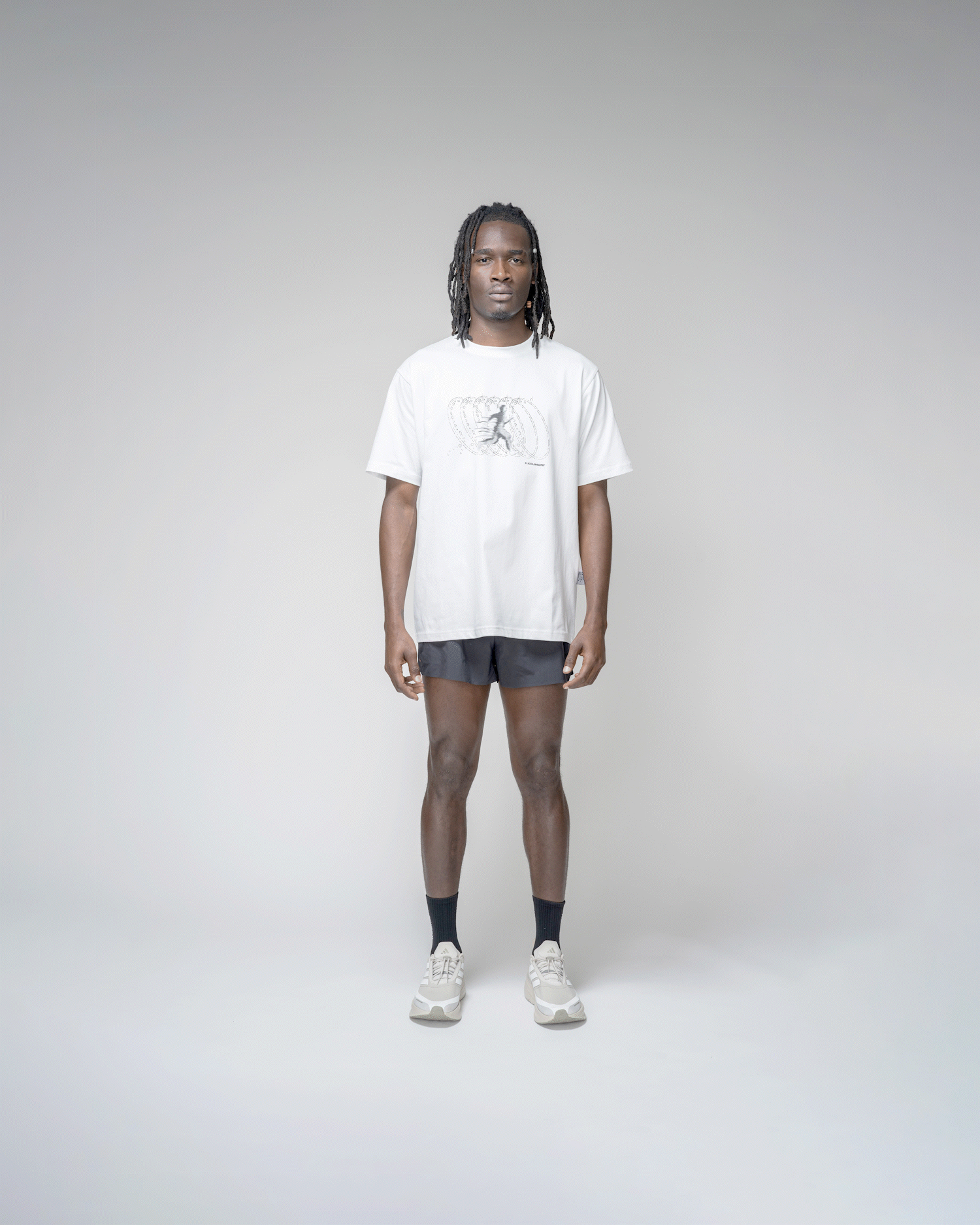 Playera Boulder Running World Blanca