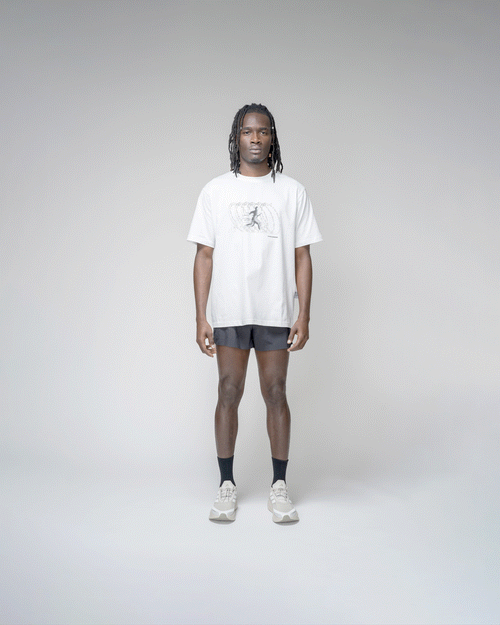 Playera Boulder Running World Blanca