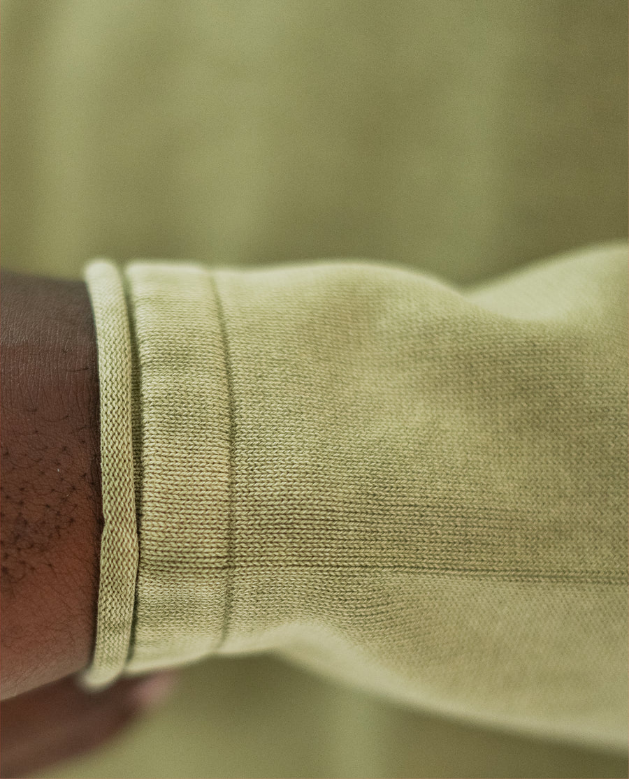 Off Sweater Green Tea