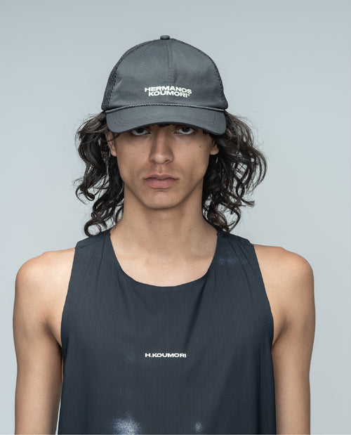 Hermanos Mesh Trucker Cap Black