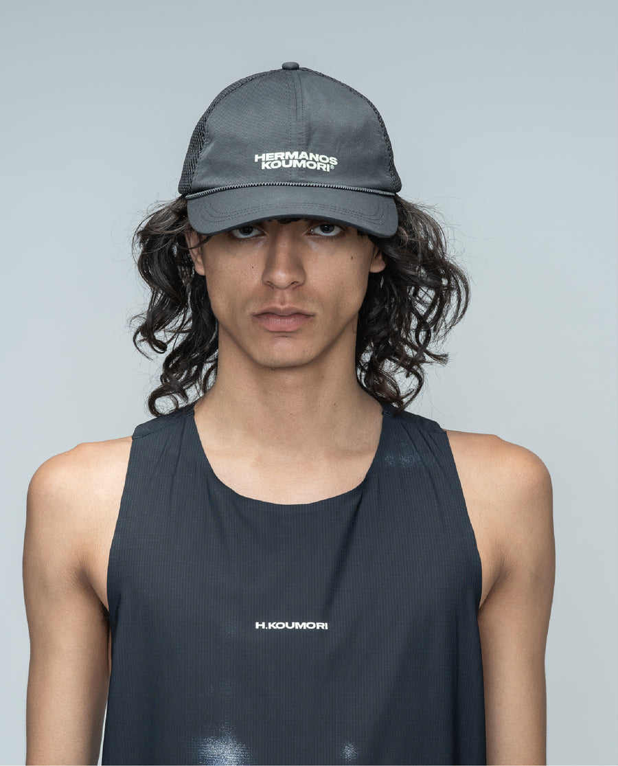 Hermanos Mesh Trucker Cap Black