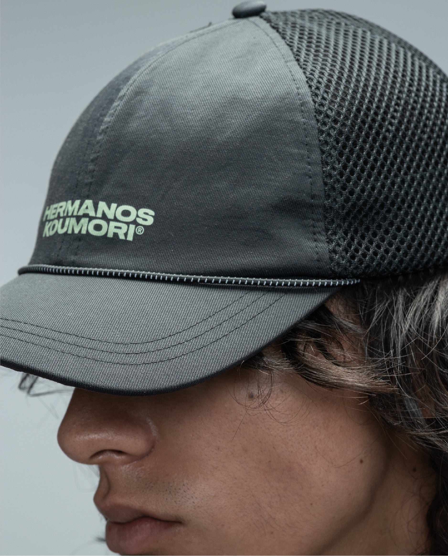 Hermanos Mesh Trucker Cap Black