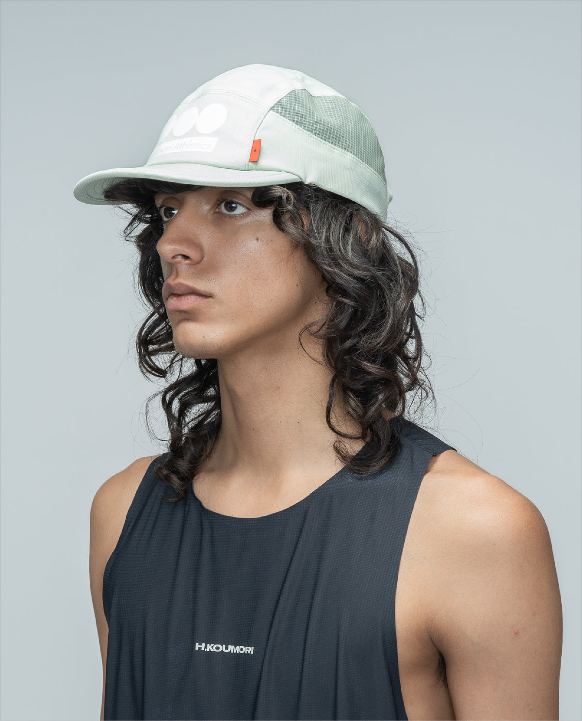 Koumori Athletics Side Mesh Cap Mineral Grey