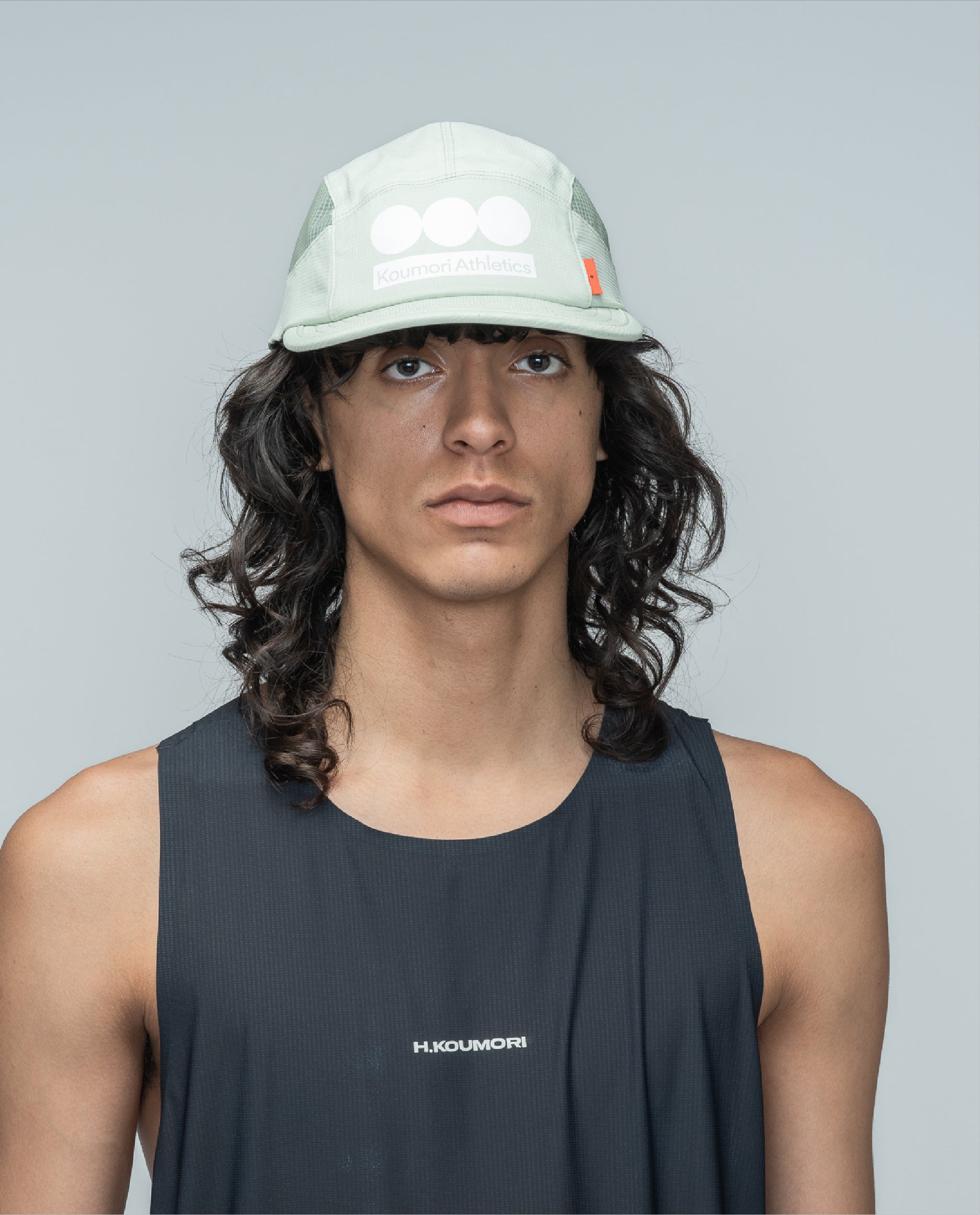 Koumori Athletics Side Mesh Cap Mineral Grey