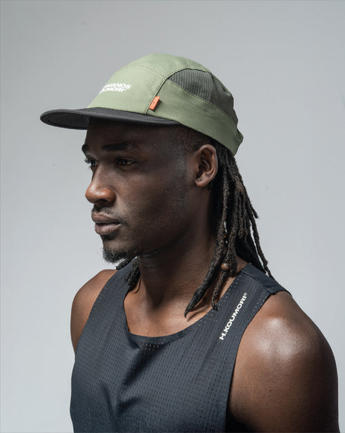 Koumori Athletics Side Panel Cap Forest Green