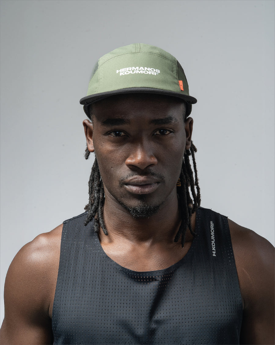 Koumori Athletics Side Panel Cap Forest Green