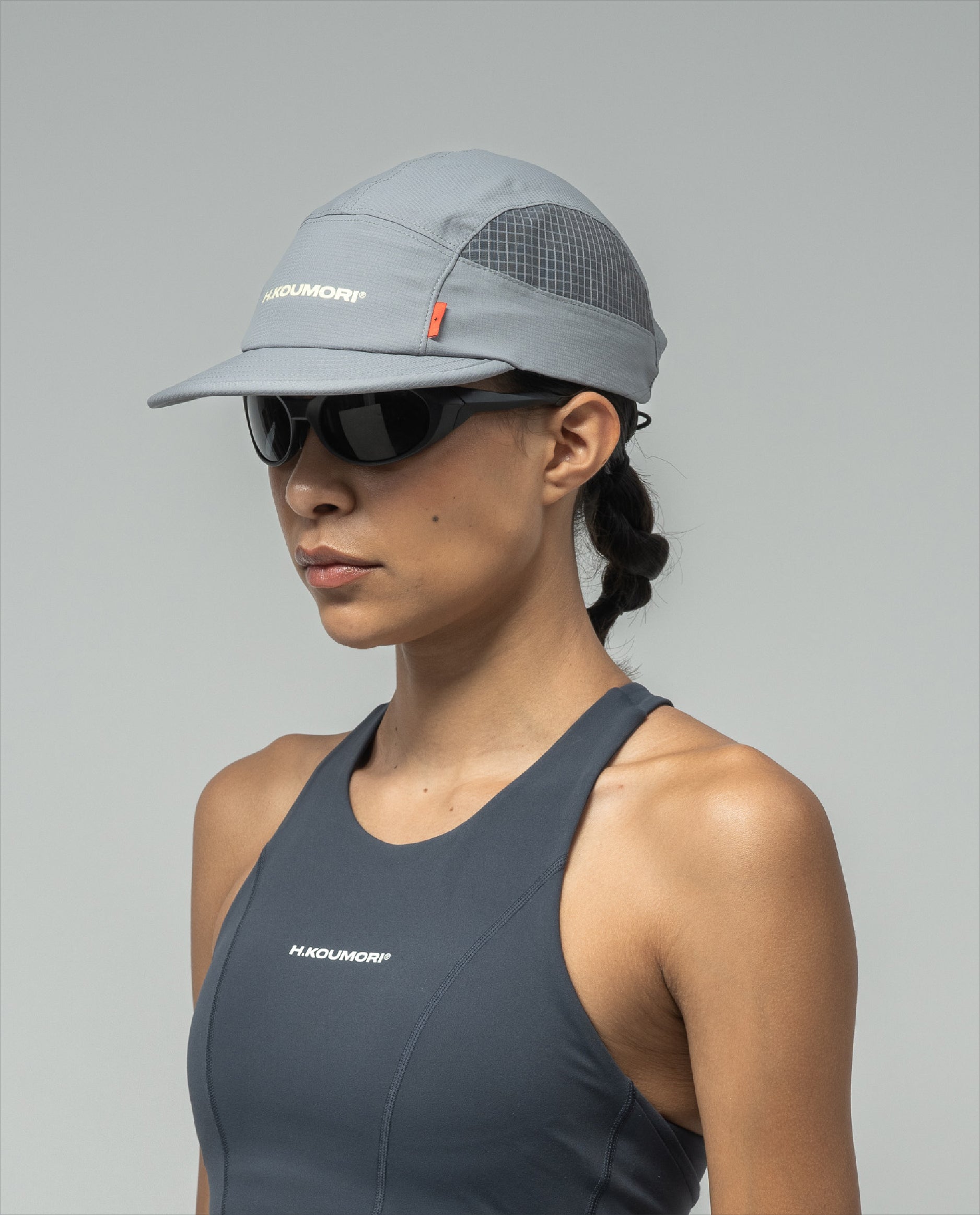 SIDE MESH CAP GREY