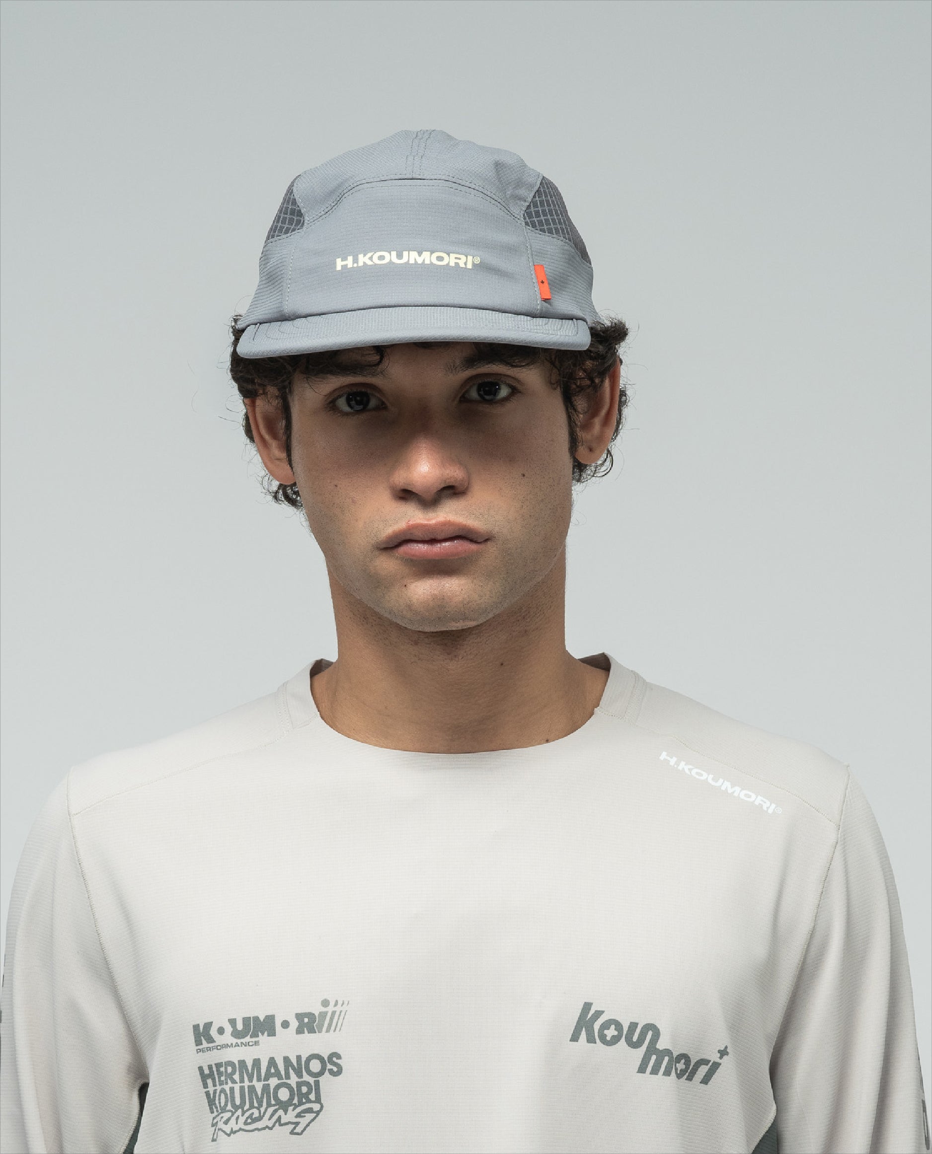 SIDE MESH CAP GREY