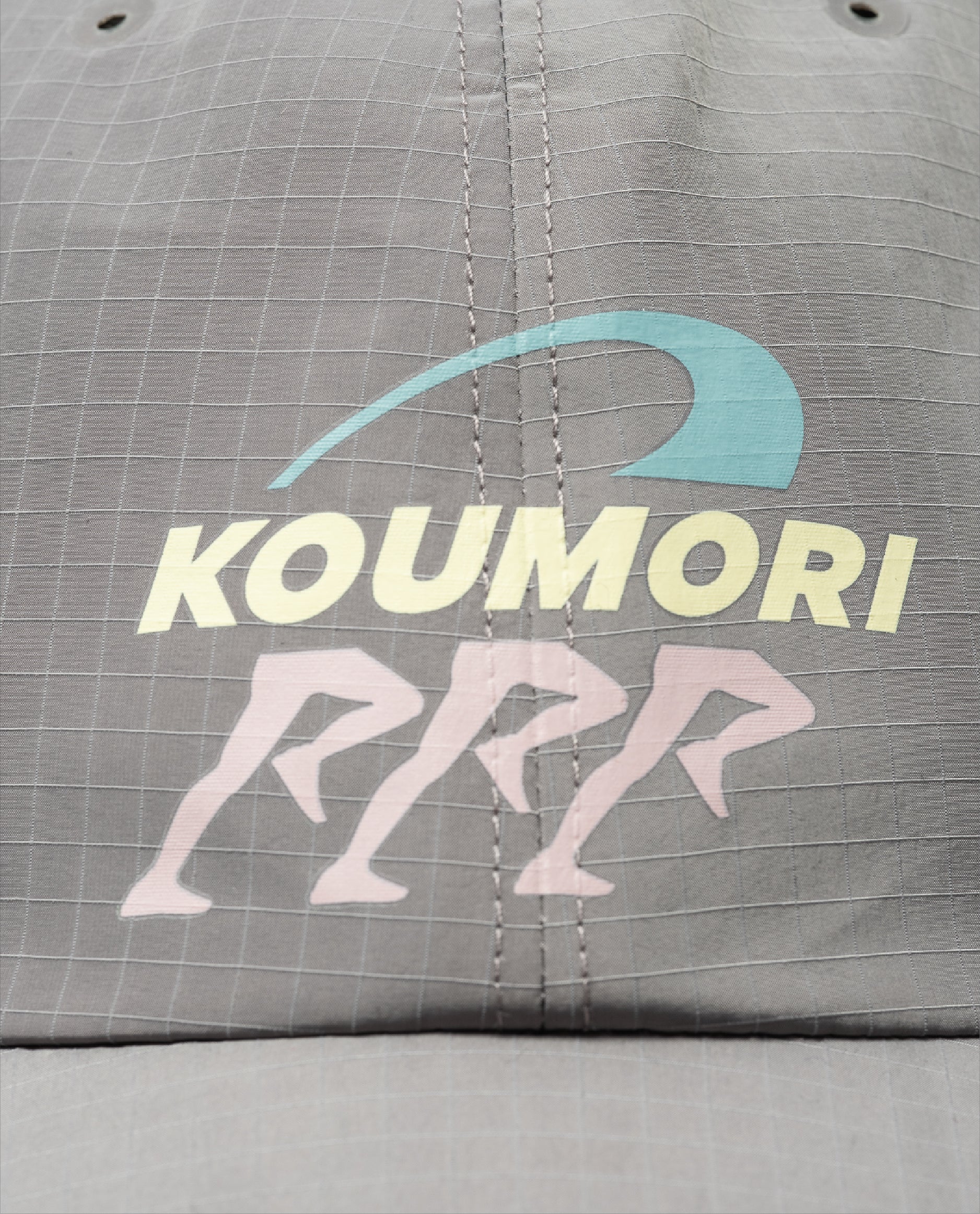 RIPSTOP FLAT CAP GREY RUN