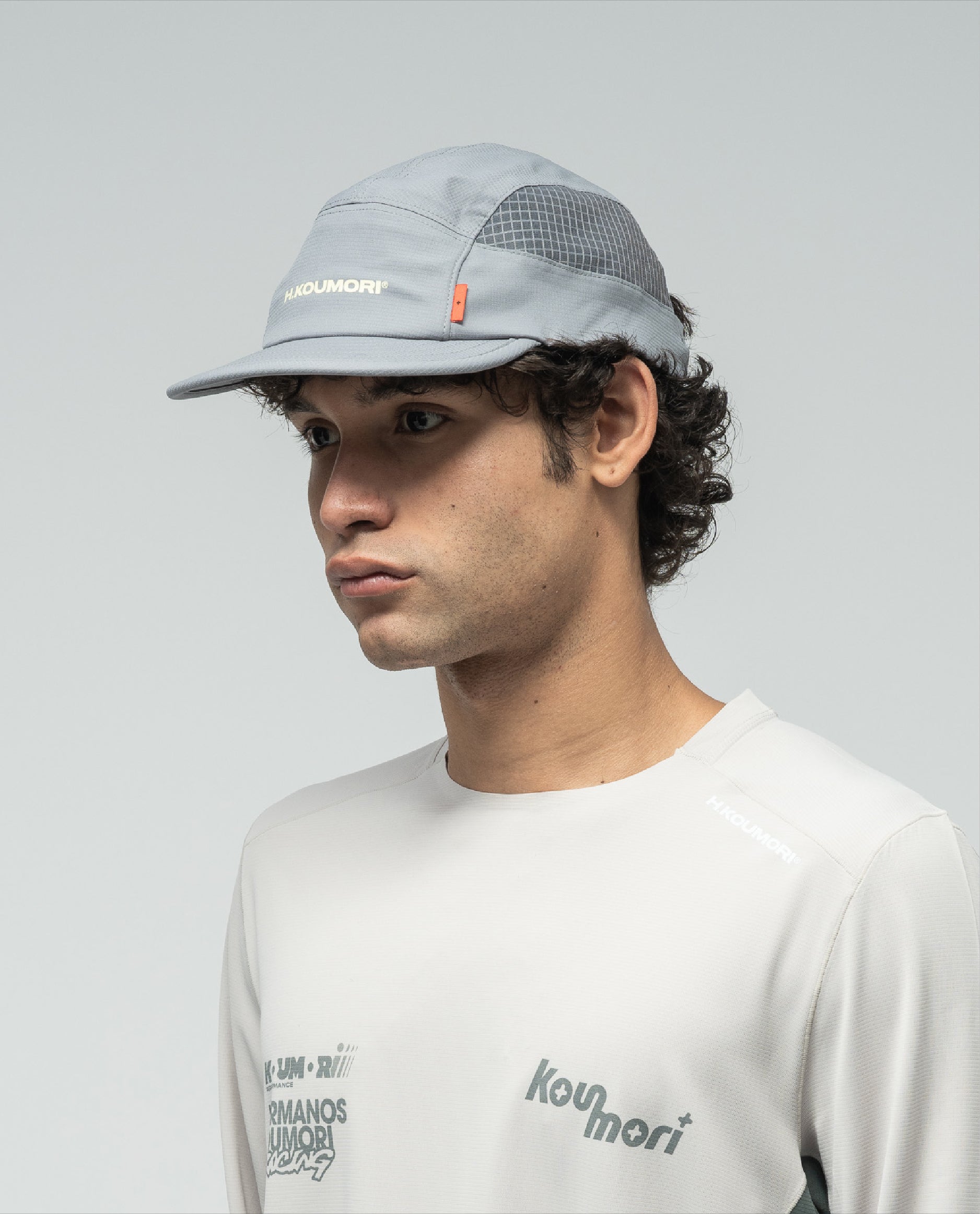SIDE MESH CAP GREY