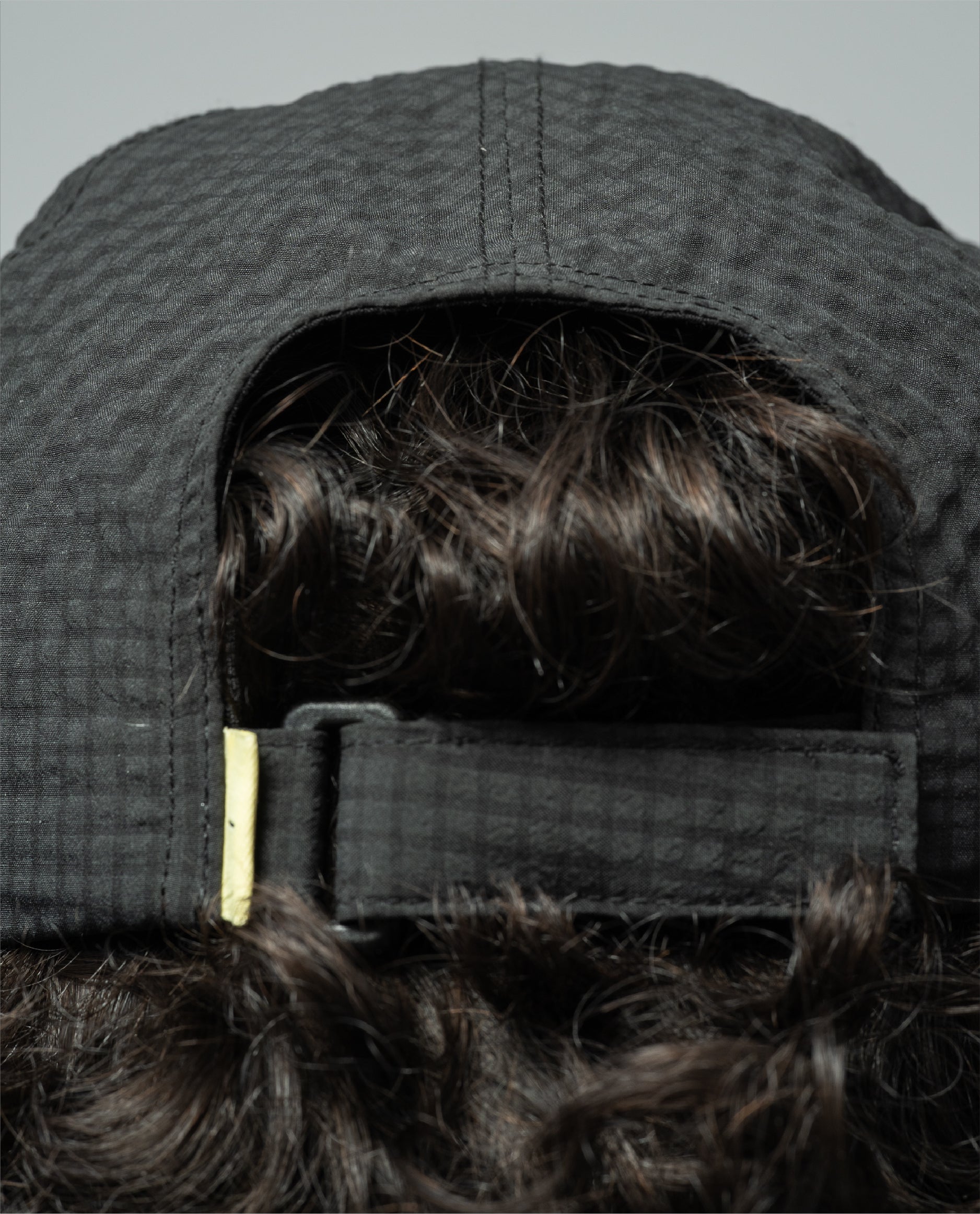 FRONT PANNEL CAP BLACK
