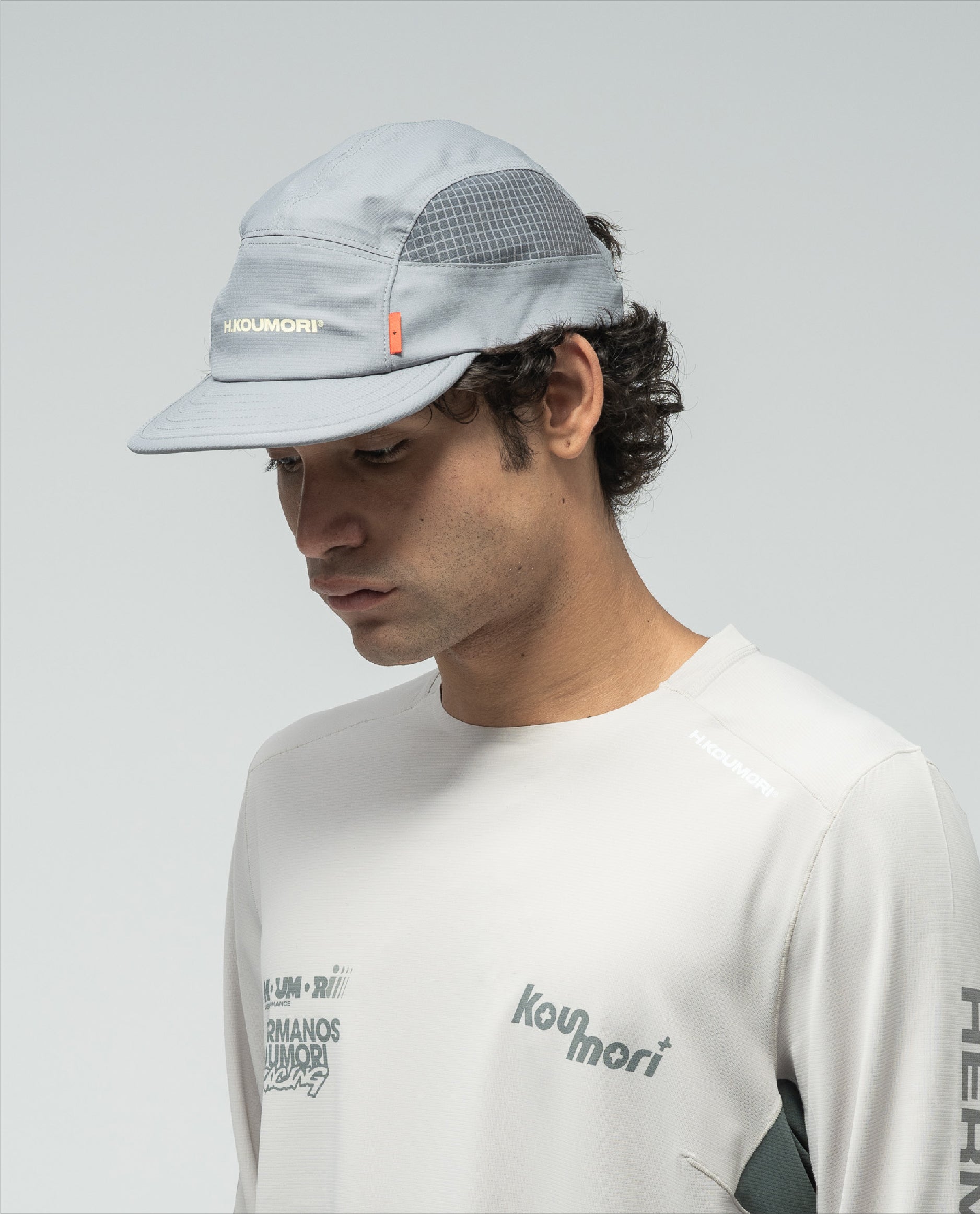 SIDE MESH CAP GREY