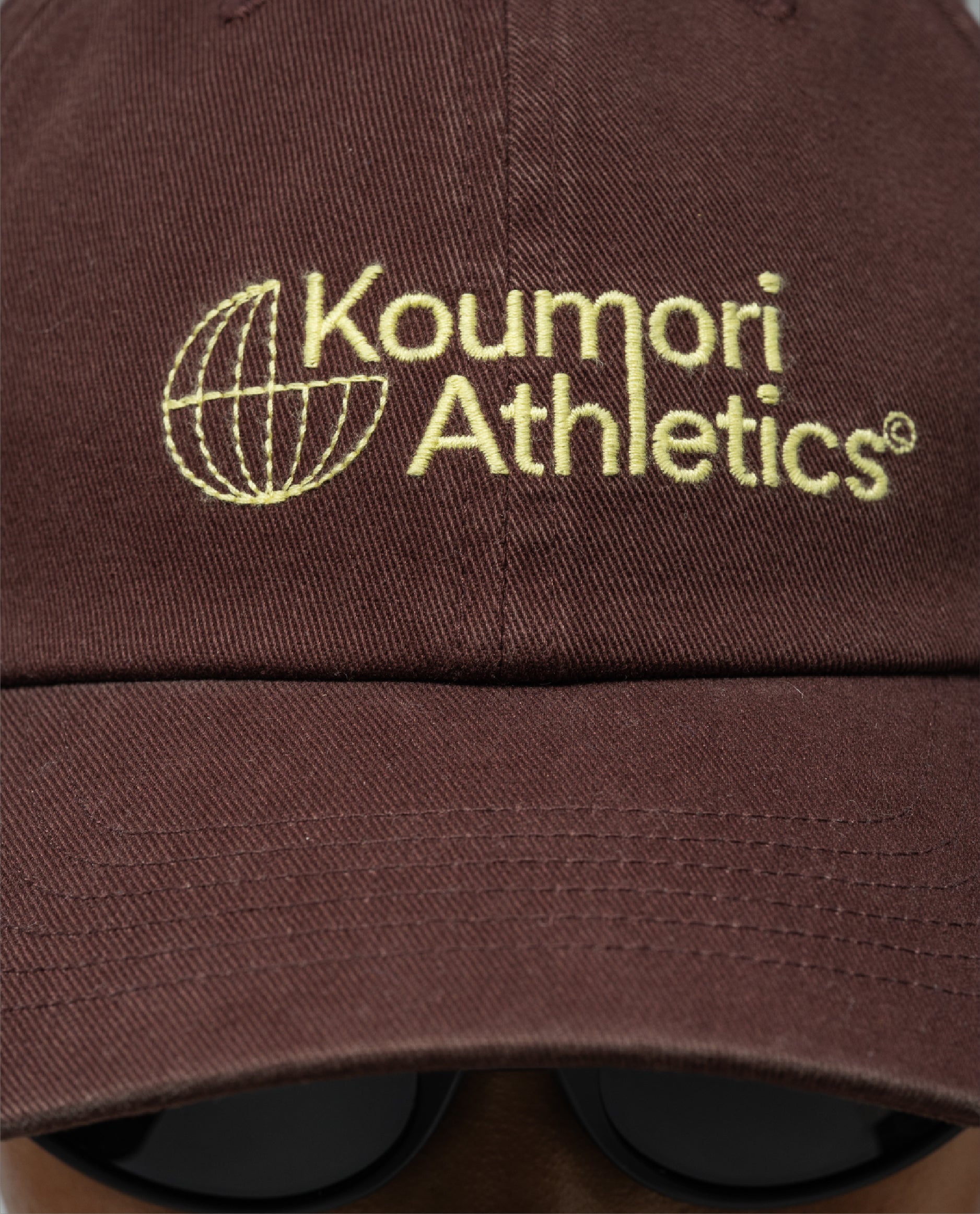KOUMORI ATHLETICS EVERYDAY COTTON CAP BROWN