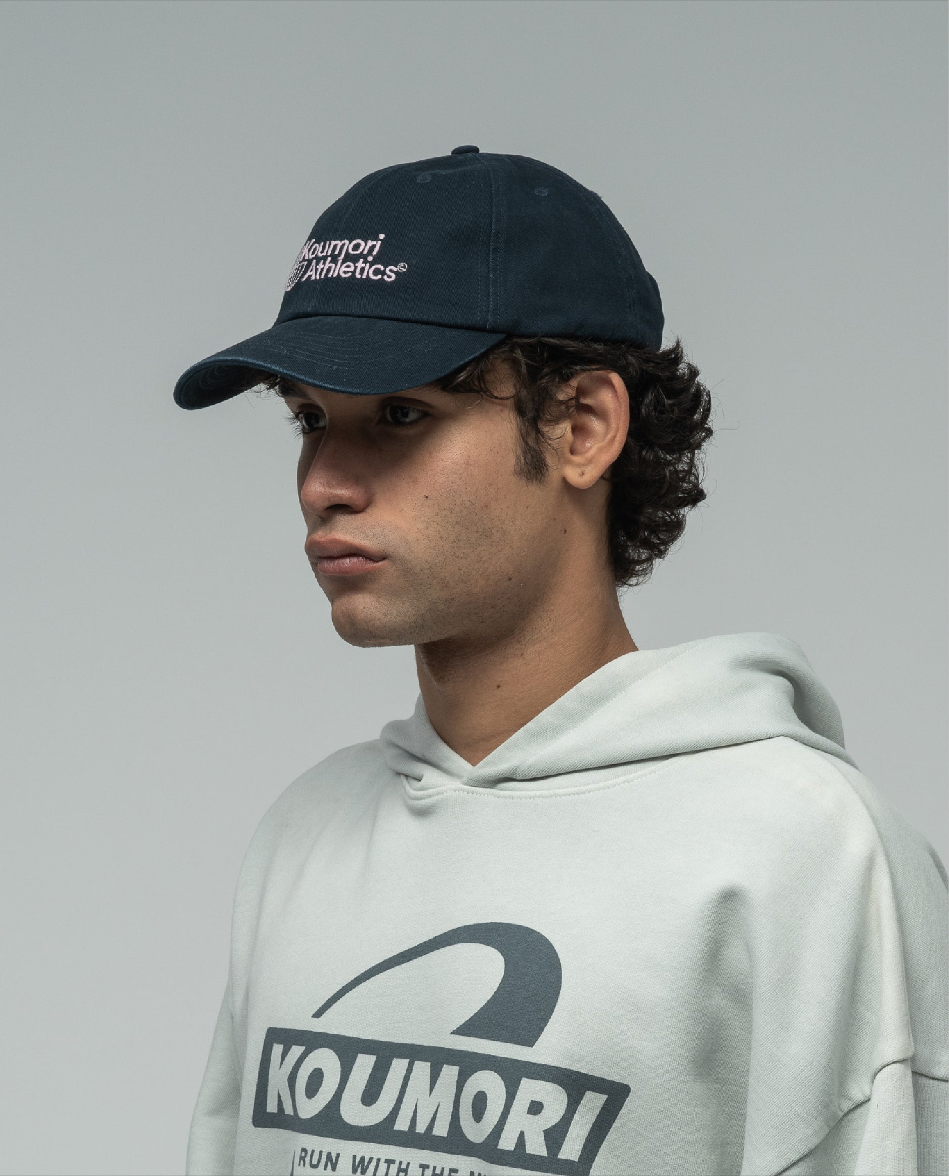KOUMORI ATHLETICS EVERYDAY COTTON CAP BLUE GREY